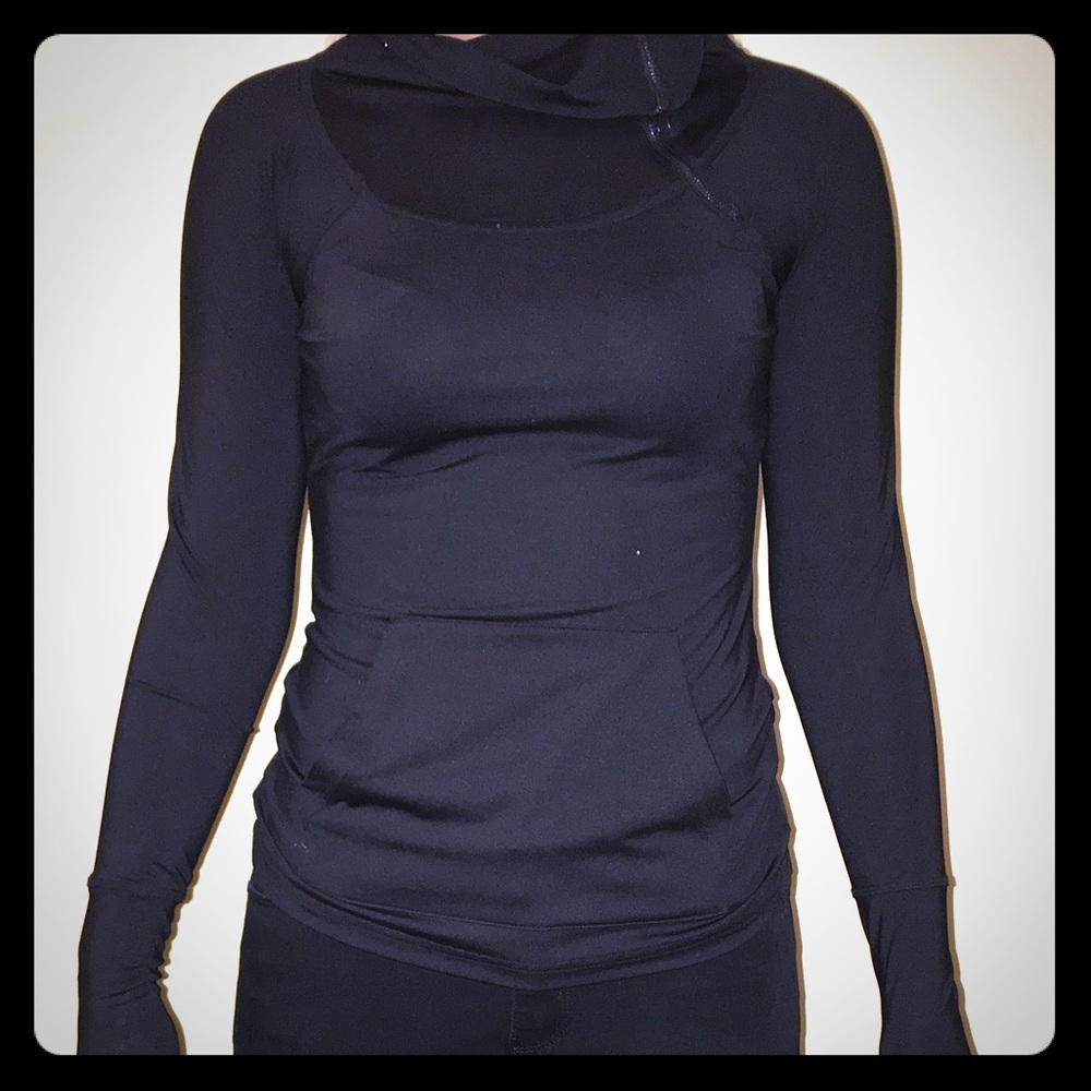 Black Half Zip Up Jacket